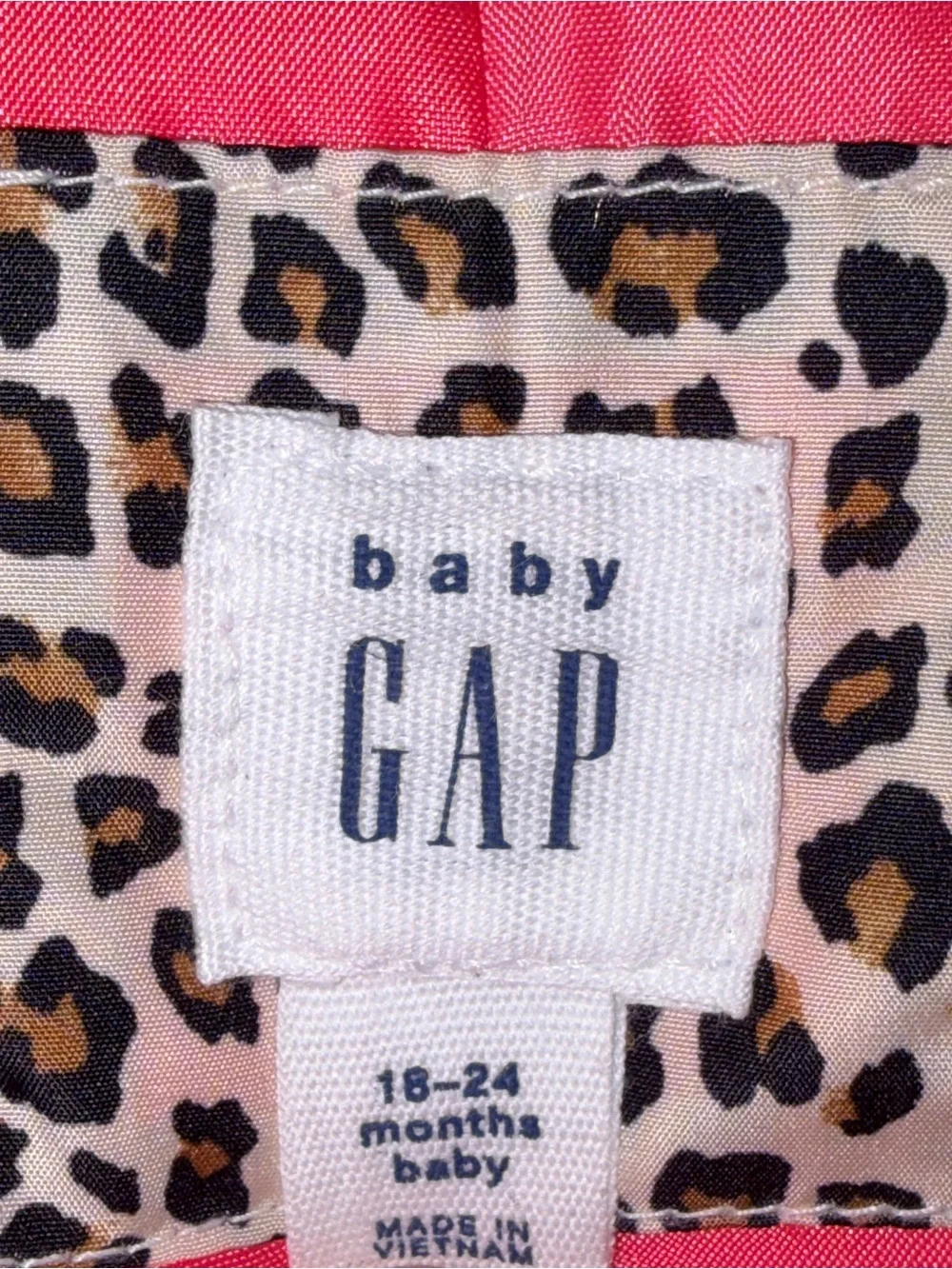 Baby Gap Leopard Print Puffer Vest (18–24M)